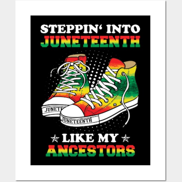 Stepping Into Juneteenth Like My Ancestors Wall Art by Samantha Simonis